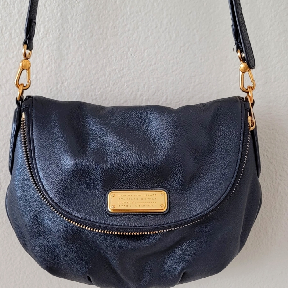 Marc by Marc Jacobs Classic Q Natasha Crossbody Bag Black 100% leather